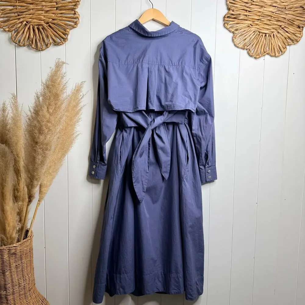 Free People dress midi strapless cotton boho a-line Medium